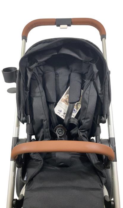 Shop Cybex Balios S Lux Stroller, 2022, Deep Black, Silver Frame at GoodBuy Gear