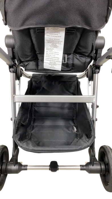 Shop Mockingbird Single to Double 2.0 Stroller, 2024, Black, Silver With Penny Leather, Windowpane at GoodBuy Gear