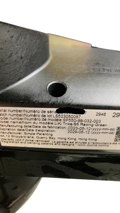 Shop Doona Liki Trike S5, Racing Green at GoodBuy Gear