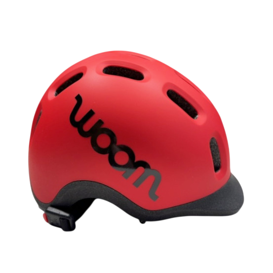 Shop Woom Ready Kids Helmet, Medium, Without Light, Woom Red at GoodBuy Gear