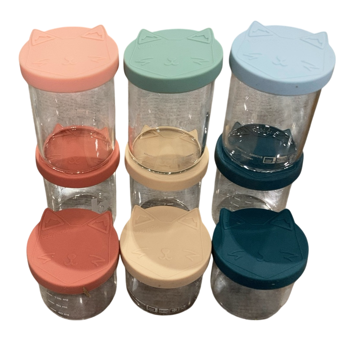 Shop Babymoov ISY Baby Glass Food Jars, Set of 9 (6 x 8.5oz + 3 x 4oz) at GoodBuy Gear
