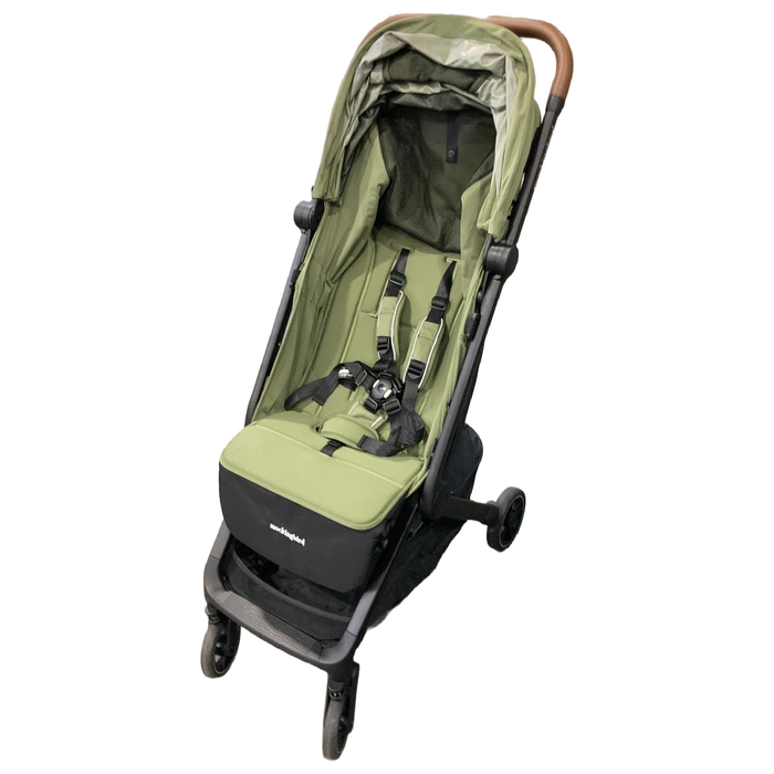 Shop Mockingbird Travel Stroller, Black, Moss, Penny Leather at GoodBuy Gear