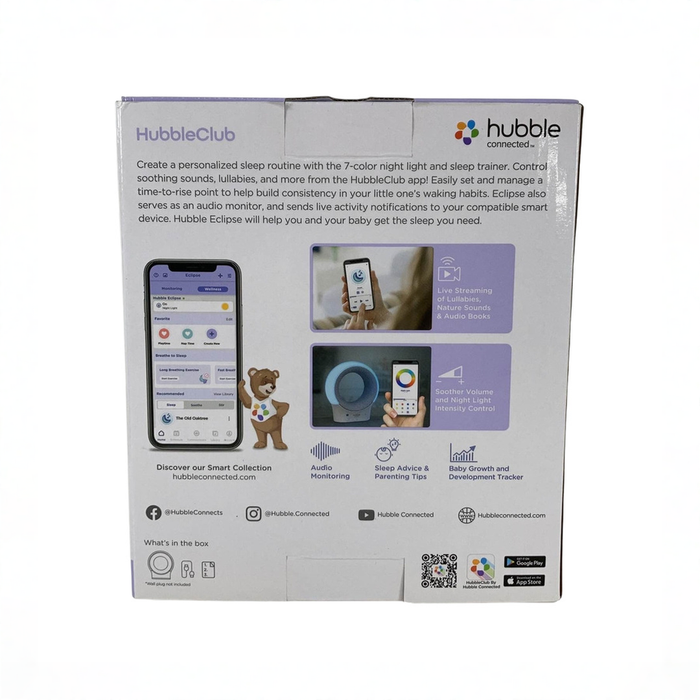 Shop Hubble Connected Eclipse+ Portable Soother at GoodBuy Gear