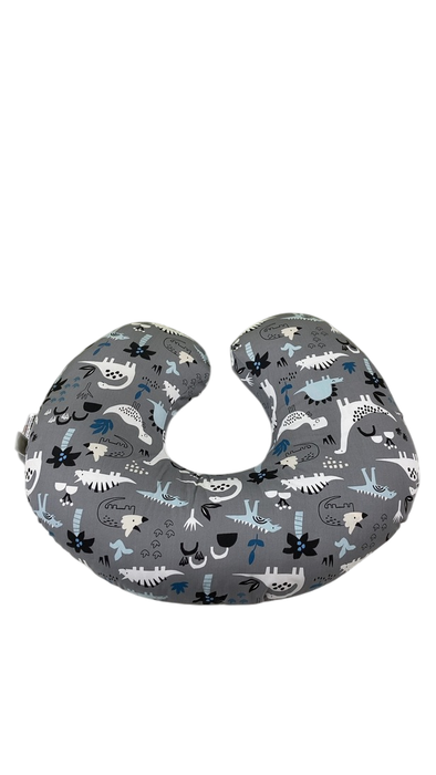 Shop Boppy Nursing and Infant Support Pillow, Grey Dinosaurs at GoodBuy Gear