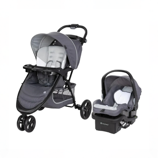 Shop Baby Trend EZ Ride Stroller Travel System, 2026, Dash Grey, Regular at GoodBuy Gear
