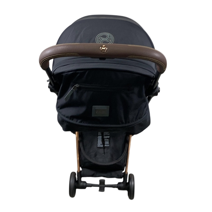 Shop Cybex Coya Stroller, 2023, Rose Gold, Sepia Black at GoodBuy Gear