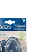 Shop Dr. Brown's Silicone Finger ToothBrush And Storage Case, Clear, 1 pack at GoodBuy Gear