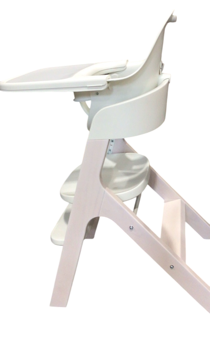 Shop Mockingbird High Chair, Cloud Washed Beech, White at GoodBuy Gear
