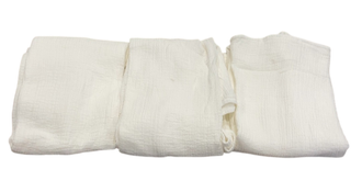 Shop Honest Baby 3-Pack Swaddle Blankets, Bright White at GoodBuy Gear