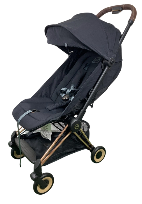 Shop Cybex Coya Stroller, 2023, Rose Gold, Sepia Black at GoodBuy Gear