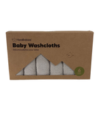 used KeaBabies Bamboo Washcloths 6 Pack, Stone