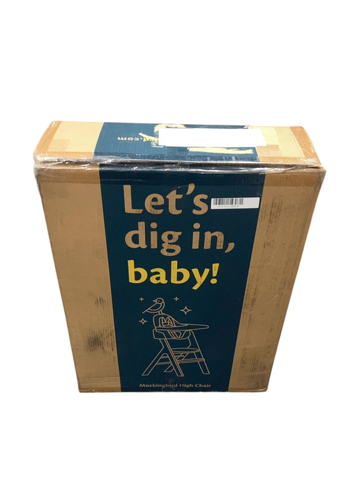 Shop Mockingbird High Chair, 2.0, Midnight Beech, White at GoodBuy Gear