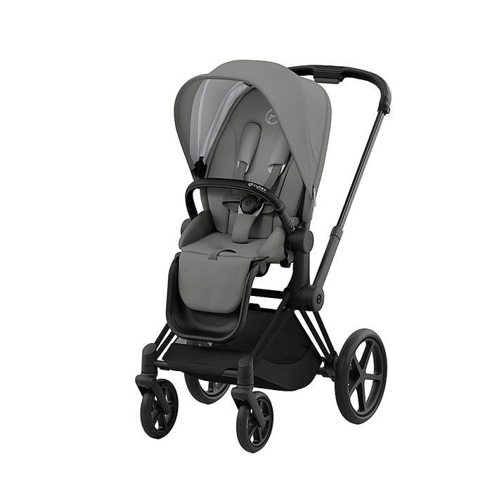 Cybex Priam4 Stroller, 2022, Soho Grey, Matte Black