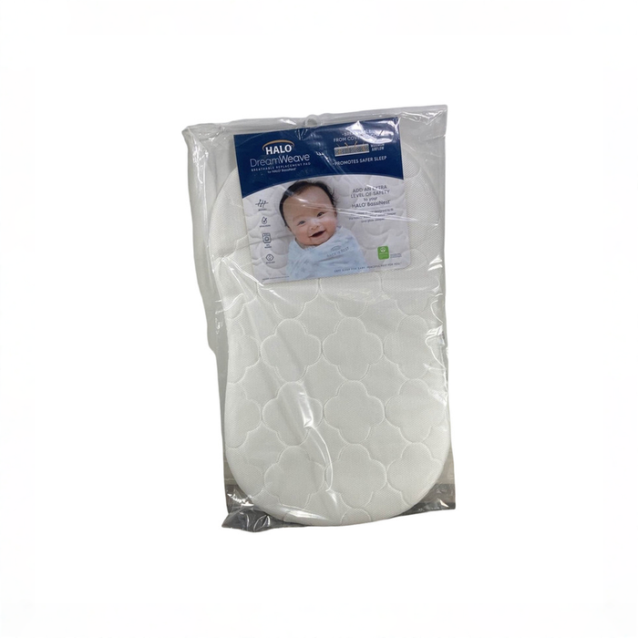 Shop Halo Dreamweave Breathable BassiNest Replacement Pad, White at GoodBuy Gear