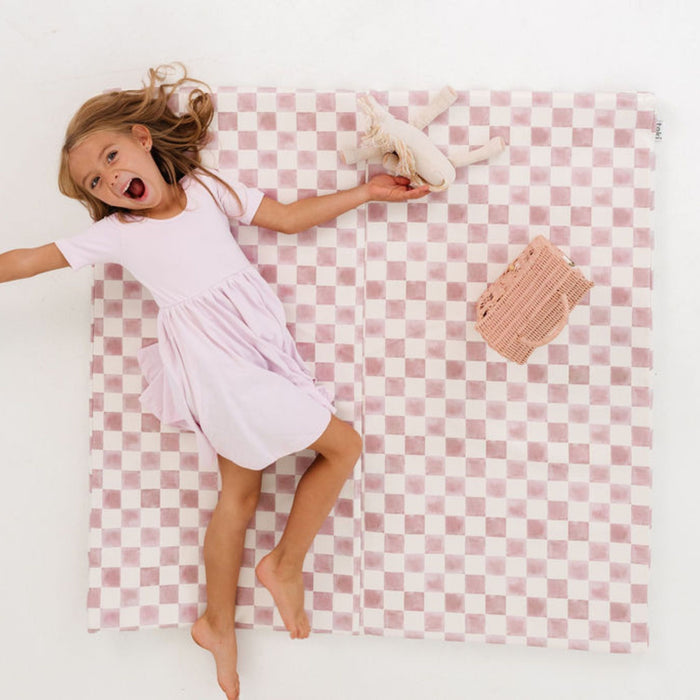 Shop Toki Kids Checker Gumdrop Vegan Leather Mat at GoodBuy Gear