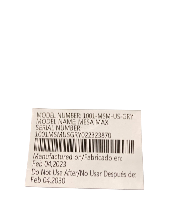 UPPAbaby MESA MAX Infant Car Seat and Base, 2023, PureTech Greyson