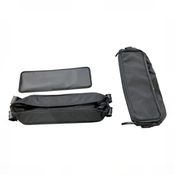Shop Wonderfold W4 Elite Stroller Wagon, 2025, Black with Red Stitching at GoodBuy Gear