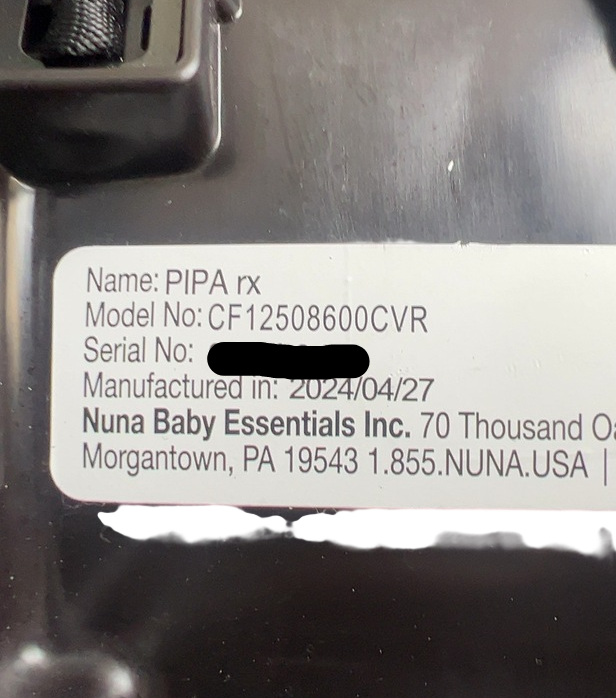 Shop Nuna PIPA rx Infant Car Seat, 2024, Caviar at GoodBuy Gear