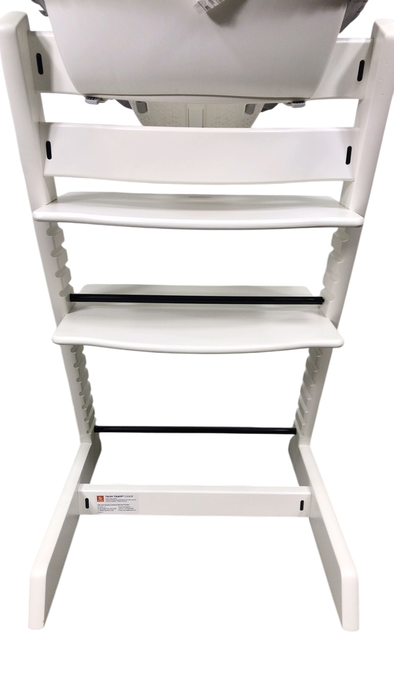 Shop Stokke Tripp Trapp High Chair and Newborn Set Bundle, White at GoodBuy Gear