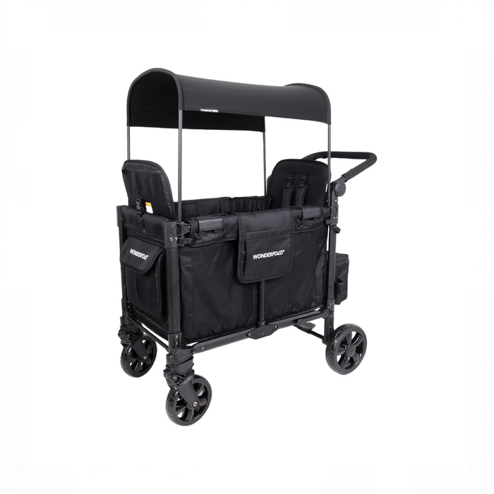 Shop Wonderfold W2 Elite Pro Stroller Wagon, 2025, Jet Black at GoodBuy Gear