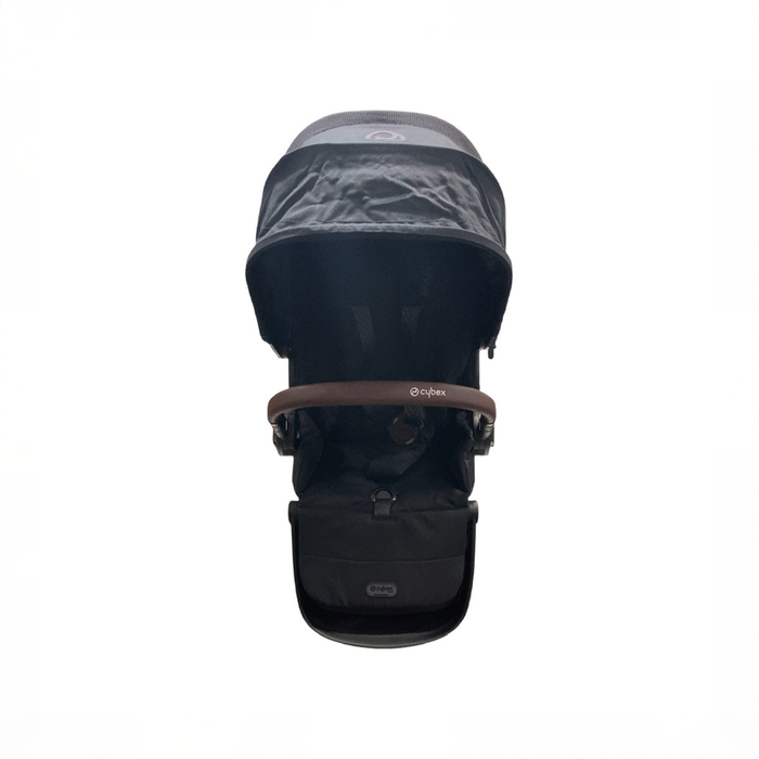 Shop Cybex Gazelle S Seat Unit, Brown Bumper Bar, Moon Black at GoodBuy Gear