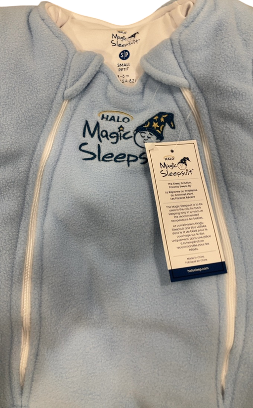 Shop Halo Baby Merlin's Magic Sleepsuit, Blue, Micro-fleece, Small (12-18lbs) at GoodBuy Gear