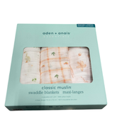 Shop Aden + Anais Essentials Cotton Muslin Swaddle (4 Pack), Country floral at GoodBuy Gear