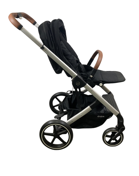 Shop Cybex Balios S Lux Stroller, 2021, Silver, Moon Black at GoodBuy Gear