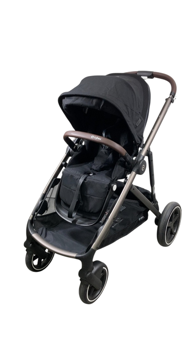 Shop Cybex Gazelle S Modular Stroller, 2023, Moon Black, Taupe Frame at GoodBuy Gear