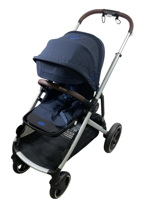 Shop Cybex Gazelle S Modular Stroller, 2024, Ocean Blue, Silver Frame at GoodBuy Gear