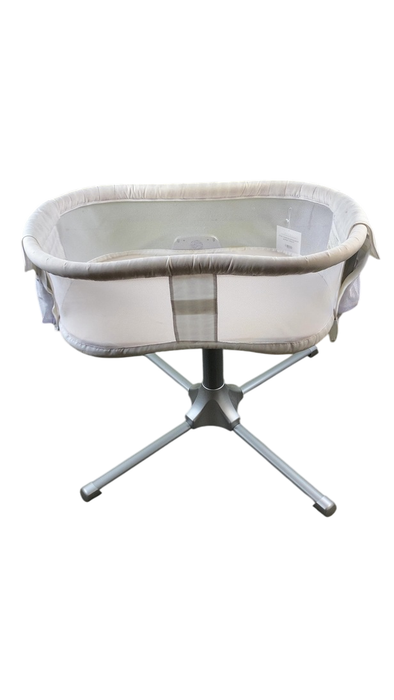 Shop Halo BassiNest Swivel Sleeper Premiere Series, Silver Damask at GoodBuy Gear