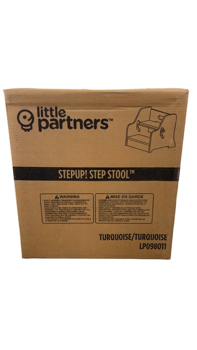 Shop Little Partners Toddler Step Up Stool, Turquoise at GoodBuy Gear