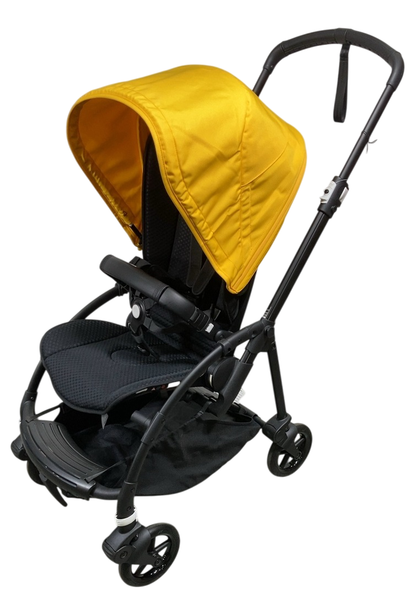 Bugaboo Bee 6 Stroller, 2022, Black, Black, Lemon Yellow