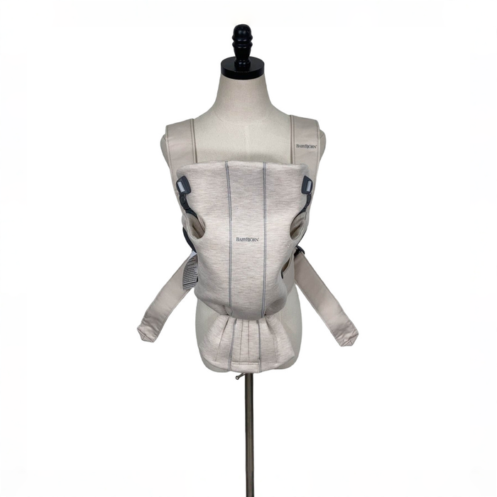 Shop BabyBjorn Baby Carrier Mini, Light Beige 3D Jersey at GoodBuy Gear