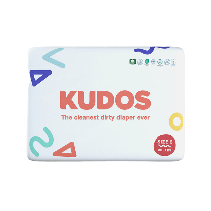 Shop Kudos Diapers, 120, Size 6, White at GoodBuy Gear