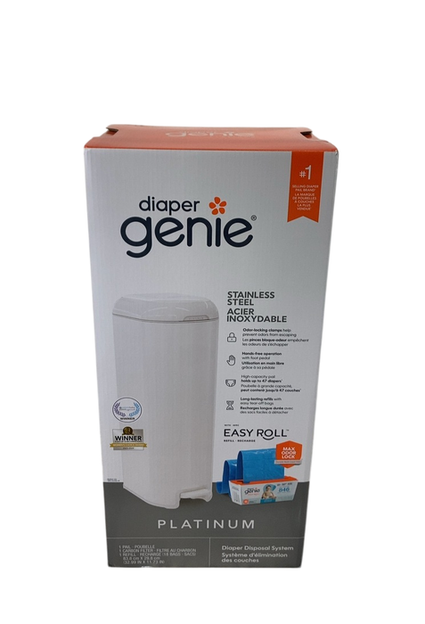 Shop Diaper Genie Platinum Diaper Pail, White at GoodBuy Gear