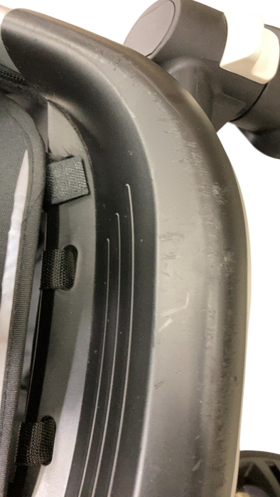 Shop Mockingbird Single 2.0 Stroller, 2024, Black, Silver With Black Leather, Watercolor Drops at GoodBuy Gear