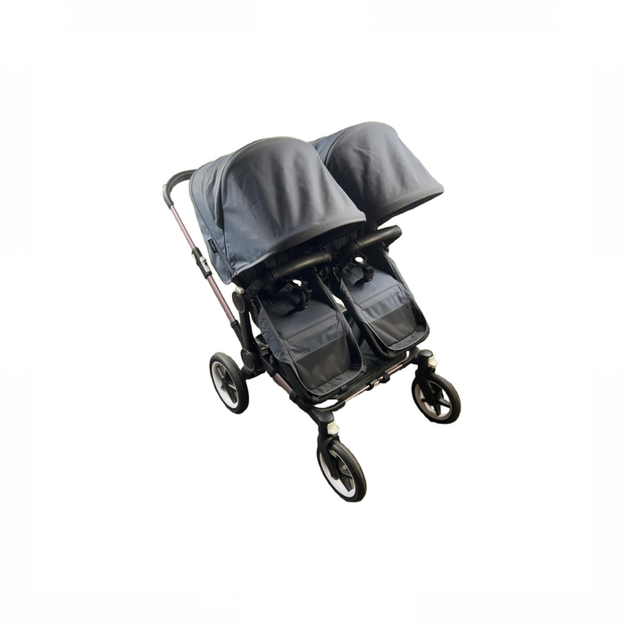 Shop DRAFT - Bugaboo Donkey 5 Duo Stroller, 2021, Graphite, Stormy Blue, Stormy Blue at GoodBuy Gear