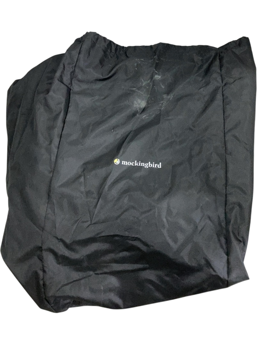 Shop Mockingbird Single to Double 2.0 Stroller, 2024, Black, Silver With Black Leather, Watercolor Drops at GoodBuy Gear