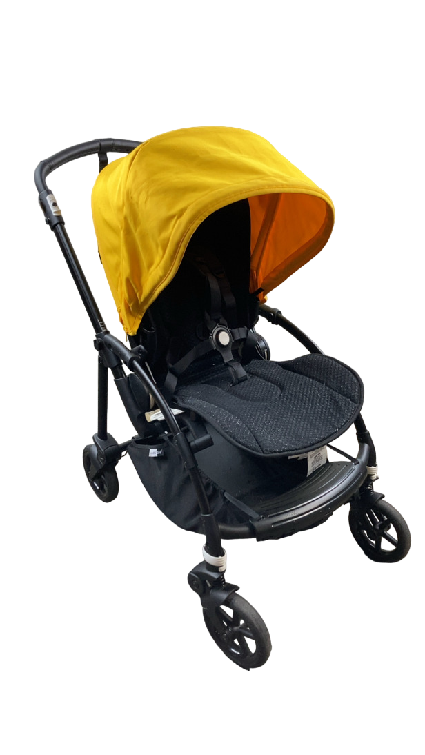Bugaboo Bee 6 Stroller, Lemon Yellow, Black, Black, 2021
