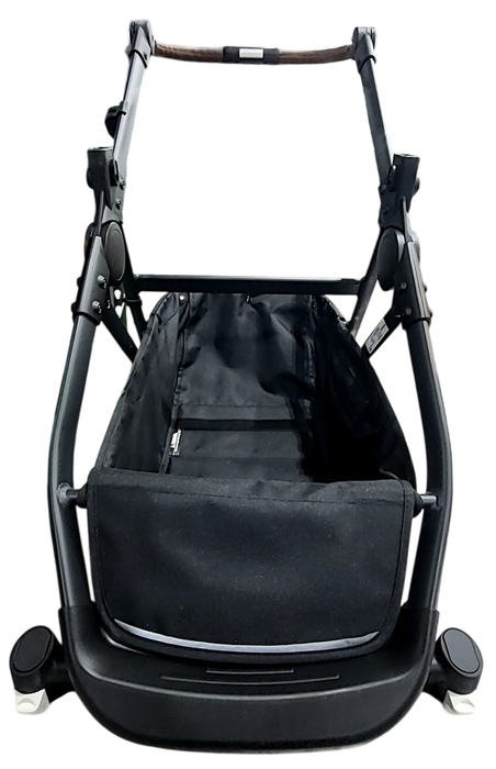 Shop Mockingbird Single to Double 3.0 Stroller, 2025, Charcoal with Penny Leather, Solid Black at GoodBuy Gear
