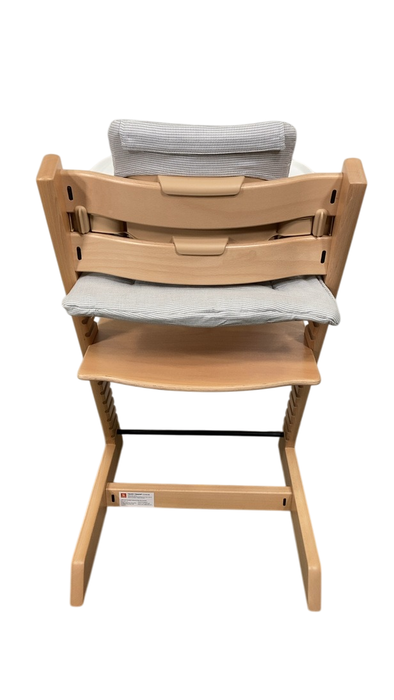 Shop Stokke Tripp Trapp High Chair Complete² + Newborn Set, Natural with Nordic Grey at GoodBuy Gear