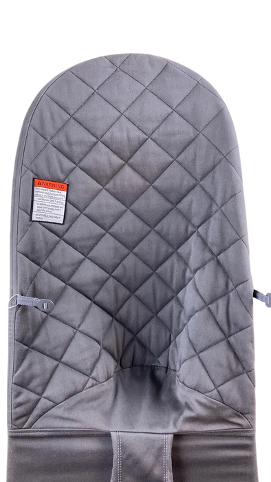 Shop BabyBjorn Bouncer Bliss, Anthracite Cotton Classic Quilt, Dark Gray at GoodBuy Gear