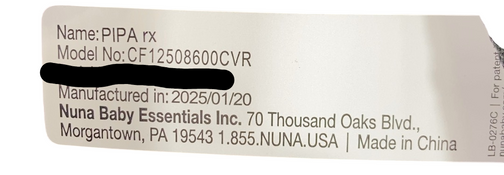 Shop Nuna PIPA rx Infant Car Seat with RELX Base, Caviar, 2025 at GoodBuy Gear