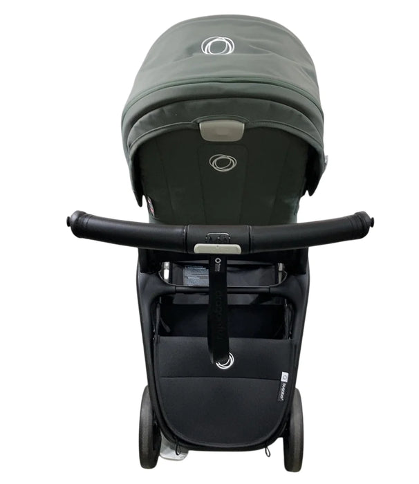 Bugaboo Dragonfly Stroller, 2025, Black, Forest Green, Forest Green