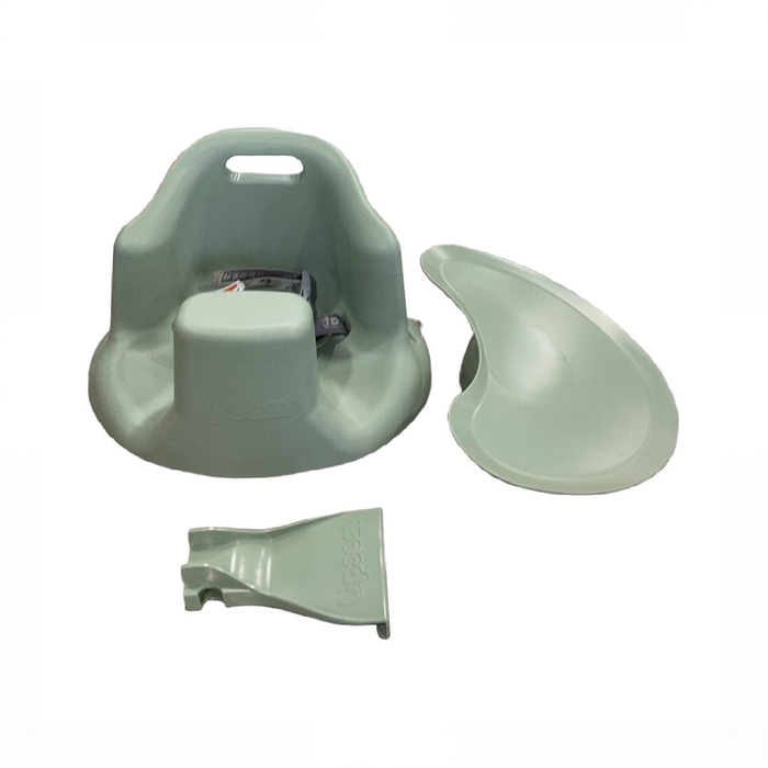 Shop Upseat Baby Floor & Booster Seat with Tray, Sage at GoodBuy Gear