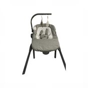 Shop Baby Delight Bloom Soothing Adjustable Lounger, Charcoal Tweed at GoodBuy Gear