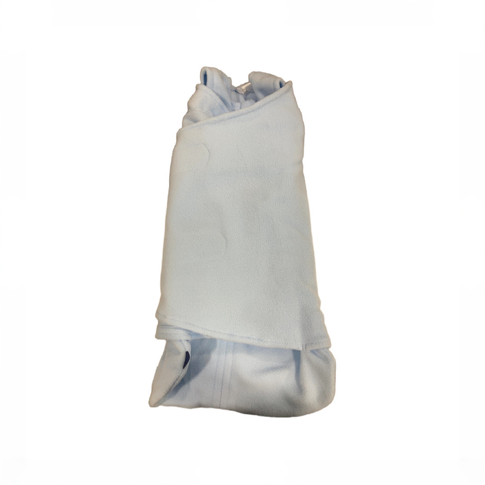 Shop Halo Micro-Fleece Swaddle, Baby Blue, Preemie at GoodBuy Gear