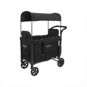 Shop Wonderfold W2 Multifunctional Double Stroller Wagon, 2026, Black, Plus Model at GoodBuy Gear