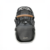 Shop Mockingbird 2nd Seat Kit with Extendable Canopy, Black, Silver With Penny Leather, Windowpane at GoodBuy Gear